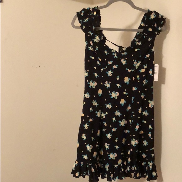 Free People Like a Lady Mini Black Dress - Picture 5 of 8